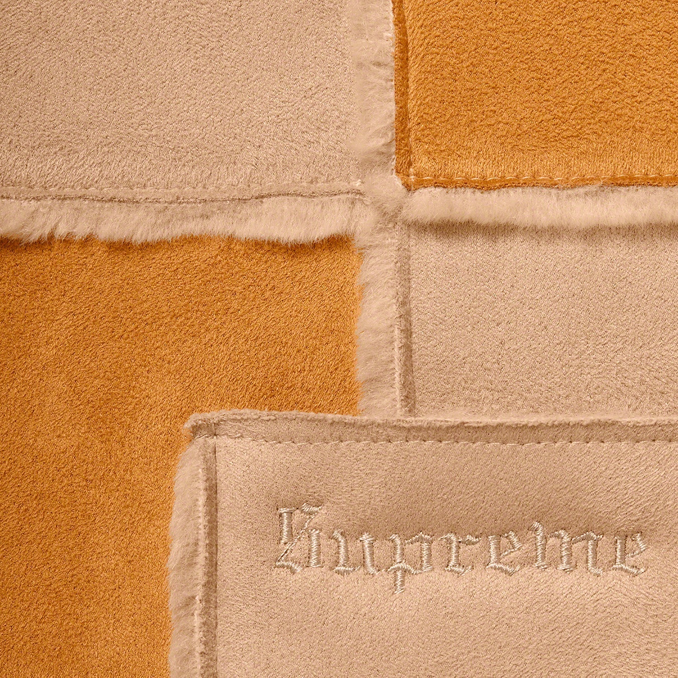 Faux Suede Patchwork Hooded Jacket view 4